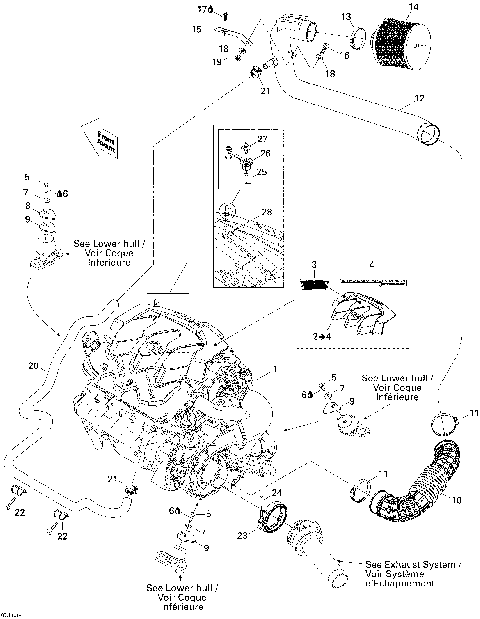01- Engine And Air Intake Silencer