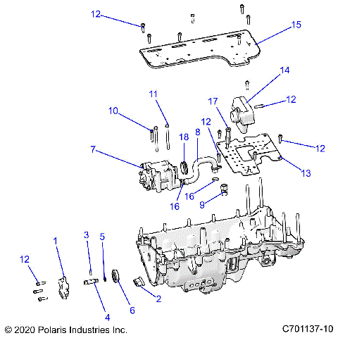 ENGINE, OIL PUMP AND RELATED - Z23RMU2KAN/BN (C701137-10)