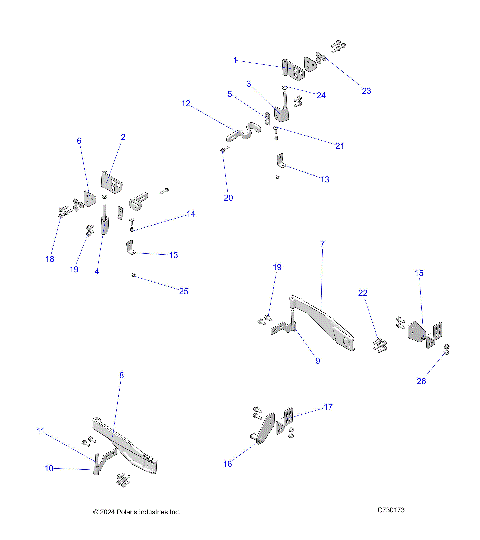 BODY, DOOR REAR MOUNTING - R23M4U57B4/B9 (C730173)