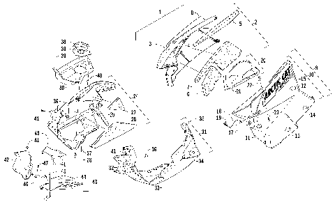 SKID PLATE AND SIDE PANEL ASSEMBLY [95710]
