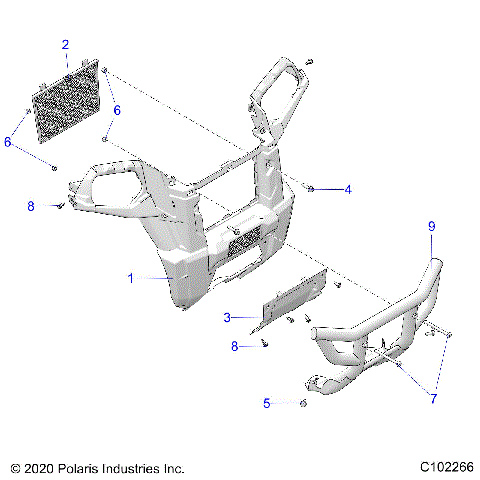 BODY, FRONT BUMPER - A20SVE95KR (C102266)