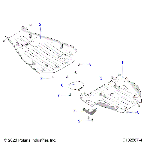 BODY, SKID PLATES - A26SYE85AL (C102267-4)