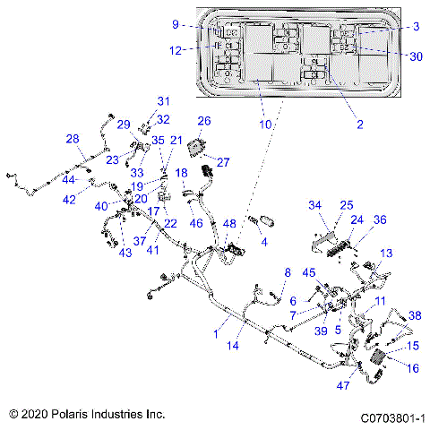 ELECTRICAL, WIRE HARNESS - G21GMD99AJ/AZ/BJ/BZ (C0703801-1)