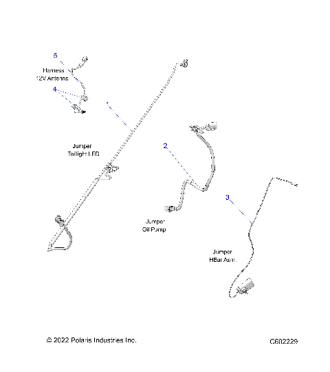 ELECTRICAL, HARNESS, JUMPER WIRES - S23TDV8MS/8ME (C602229)