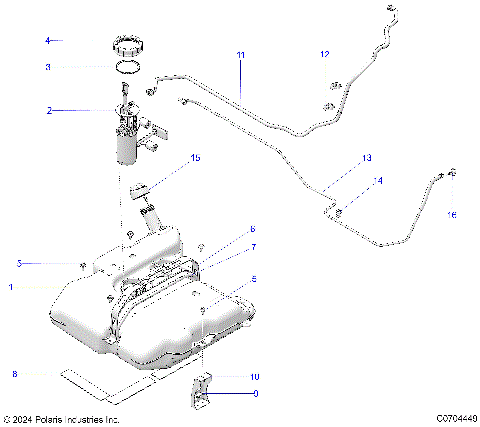 FUEL SYSTEM, FUEL TANK ASM.