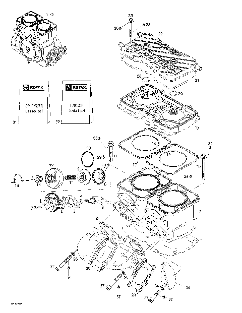 01- Cylinder, Exhaust Manifold