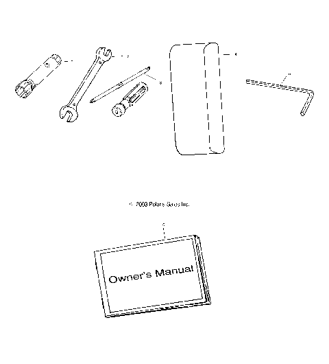 TOOL KIT - W045101CA/W045101IA (4990479047C09)