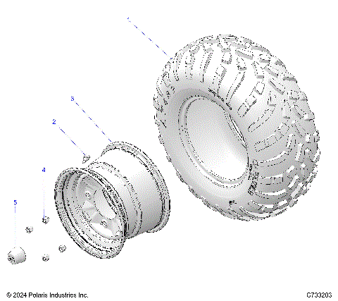 WHEELS, REAR - R21T6A99A1/B1 (C733203)