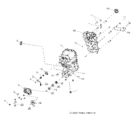DRIVE TRAIN, MAIN GEARCASE - R09HH50AG/AR (49RGRGEARCASE095004X4)