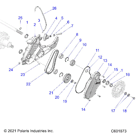 DRIVE TRAIN, CHAINCASE - S24TKL8RS (C601873)