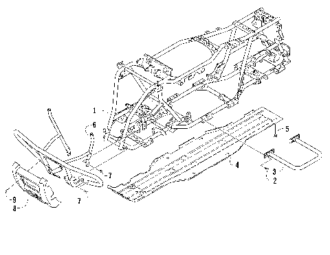 FRAME AND RELATED PARTS [88817]