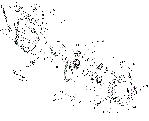CHAIN CASE ASSEMBLY [110121]