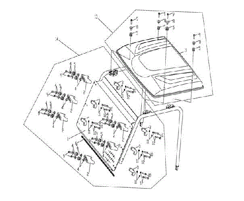 TOP ROOF & WINDSHIELD