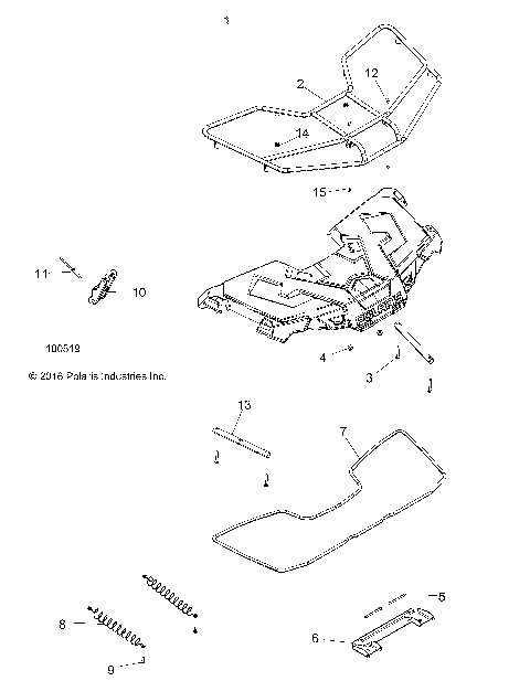 BODY, STORAGE, FRONT - A19SEG50B4 [100519]