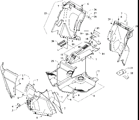CONSOLE AND FLOOR PANEL ASSEMBLY [302748]