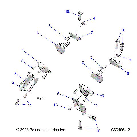 ENGINE, MOUNTING & LONG BLOCK - S25AJT6REL (C601864-2)