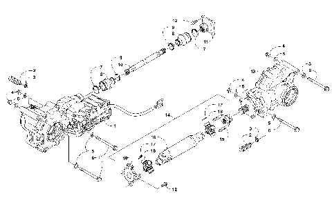 DRIVE TRAIN ASSEMBLY (SER. #  302246 AND BELOW) [301379]