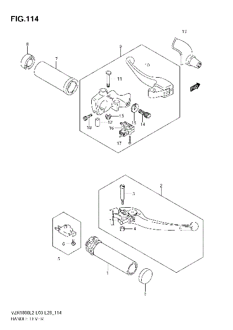 HANDLE LEVER (VZR1800 L2 E28)