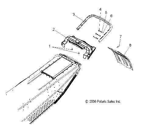 CHASSIS, REAR - S07PC7JS/JE (49SNOWCHASSISRR07DRGN)