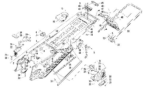 TUNNEL, REAR BUMPER, AND SNOWFLAP ASSEMBLY [98047]