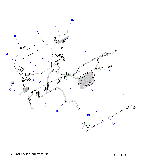 ELECTRICAL, RIDE COMMAND COMPONENTS - G24G2K99A/99B (C702988)