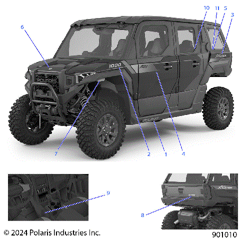 BODY, DECALS, GRAPHICS - G25GZW99AP/BP