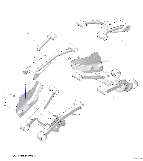 SUSPENSION, MIDDLE CONTROL ARMS - A25SKE57C1/CK/E1/EK (C102529)