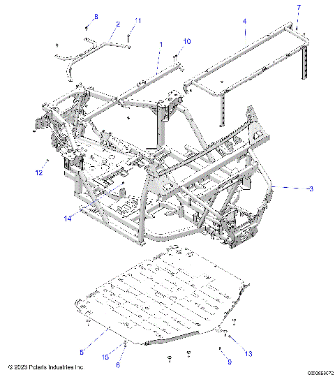 CHASSIS, MAIN FRAME - D24P2ED4D4 (0000868072)