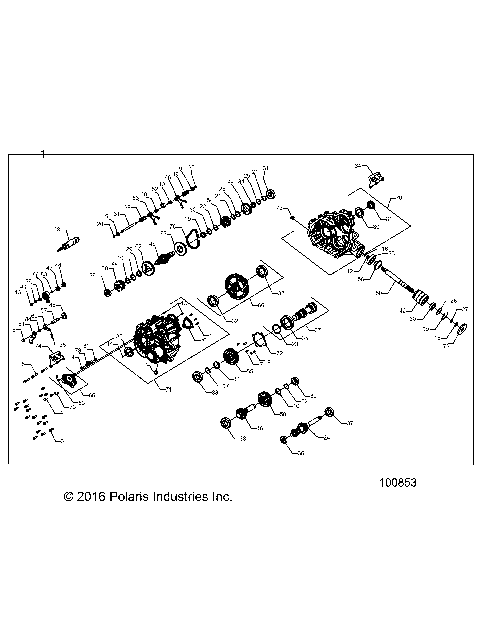 DRIVE TRAIN, MAIN GEARCASE - A19DBA50A5 (100853)
