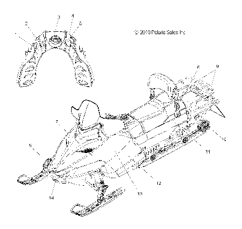 BODY, DECALS - S11PU6MSL/MEL (49SNOWDECAL11WIDE)