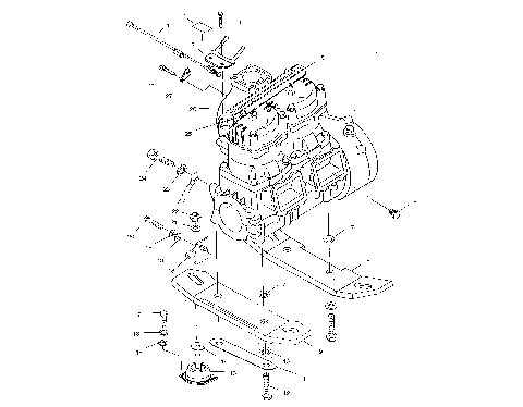 ENGINE MOUNTING - W014697D (4964806480A013)