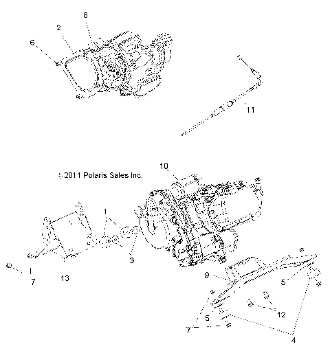 ENGINE, MOUNTING & LONG BLOCK - R14WH76AA/EAC (49RGRENGINEMTG12CREW)