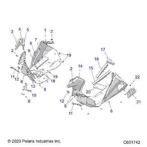 BODY, FENDERS - S24FJE9FS/9FE ALL OPTIONS (600996C)