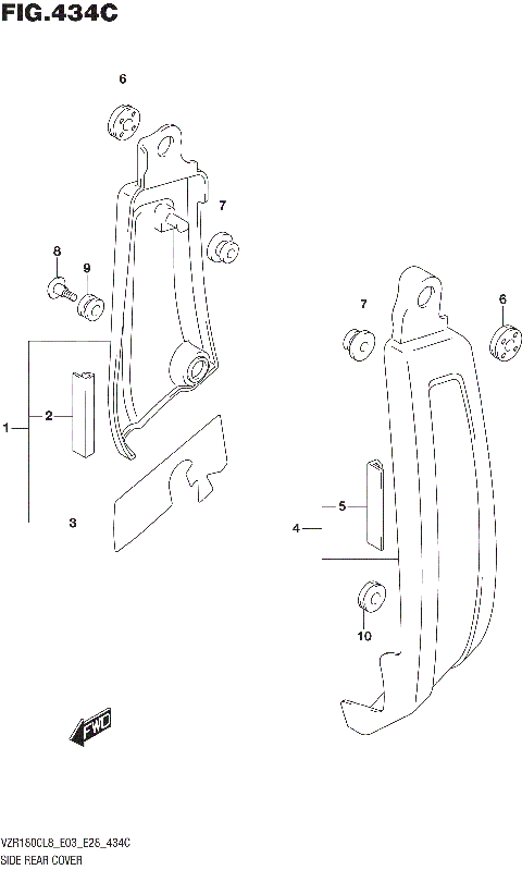 SIDE REAR COVER (VZR1800BZL8 E28)