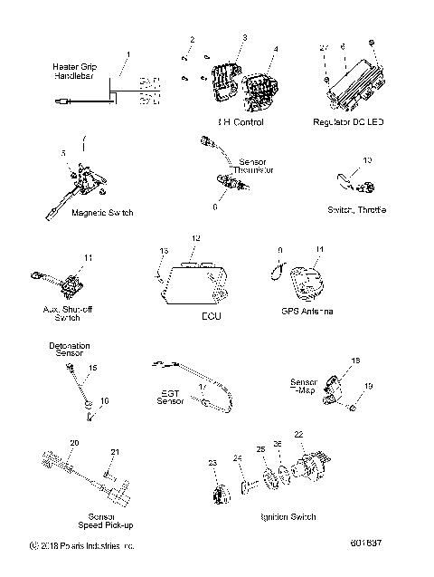 ELECTRICAL, SWITCHES, SENSORS and COMPONENTS - S21EEC8RS (601637)