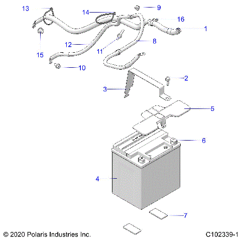 ELECTRICAL, BATTERY - A26SLZ95AF (C102339-1)