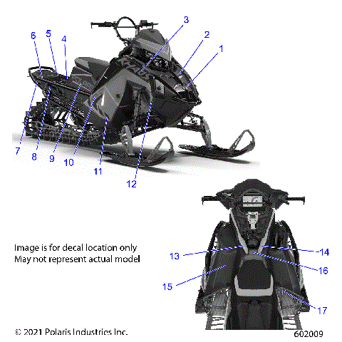 BODY, DECAL, BLACK SIDE PANEL W/TITANIUM ACCENT - S22TLG8RS/8RE (602009)