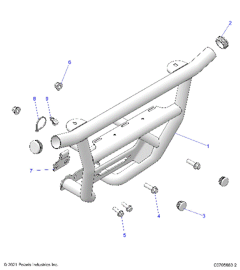 CHASSIS, FRONT BUMPER - G23GME99AZ/99BZ (C0705683-2)