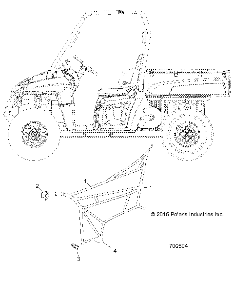 BODY, SIDE NETS - R16RCA57A1/A4/B1/B4 (700504)