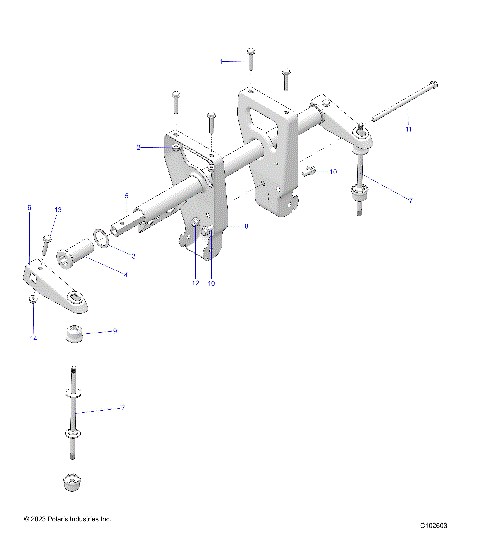 SUSPENSION, TORSION BAR - A25SEE57F1/C1/C2/E1/E2 (C102603)