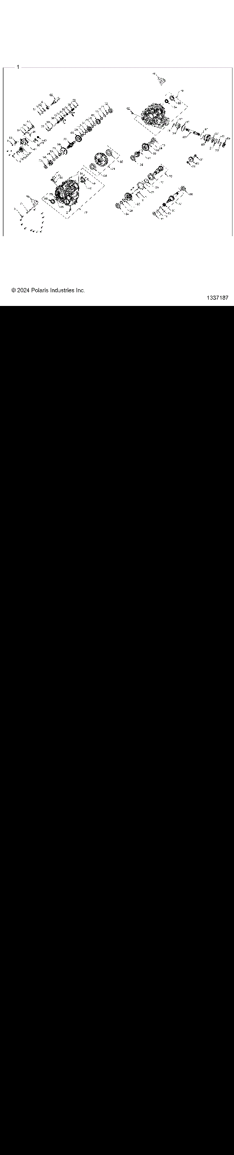 DRIVE TRAIN, MAIN GEARCASE INTERNALS - Z25S4D92AA/AL/BA/BF/AF/BL (1337187)