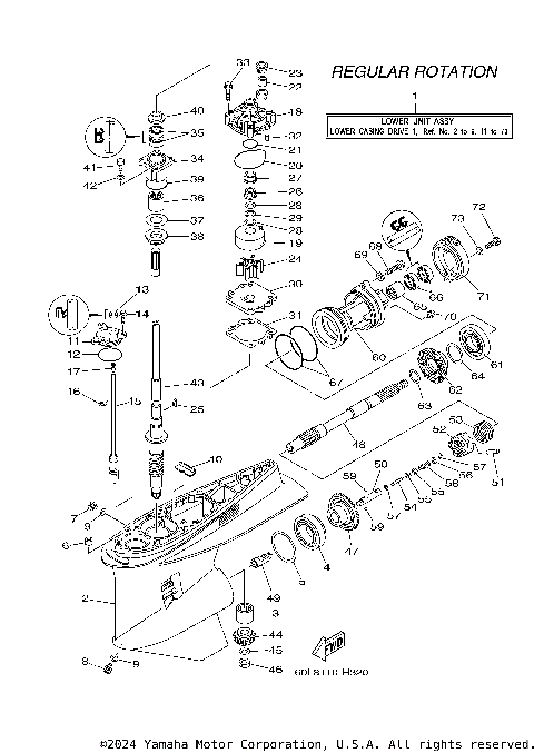 LOWER CASING DRIVE 1