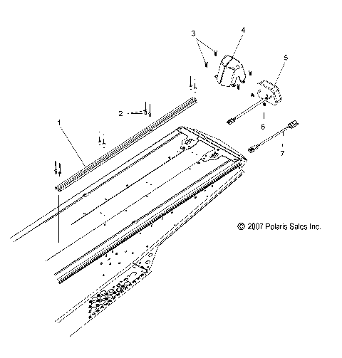 ELECTRICAL, TAILLIGHT and MOUNTING - S08PL7JS (49SNOWTAILLIGHT08RMKSPL)