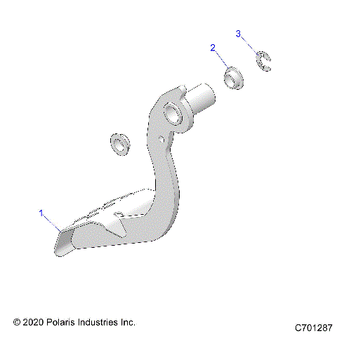 BRAKES, PEDAL - Z21R4D92AM/BM/AC/BC (C701287)