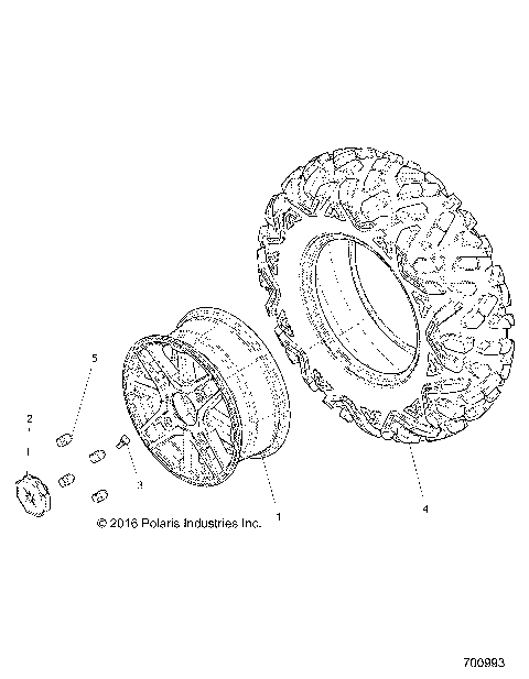 WHEELS, FRONT - Z16VDE92AE/AH/AV/AS/AW/N8 (700993)
