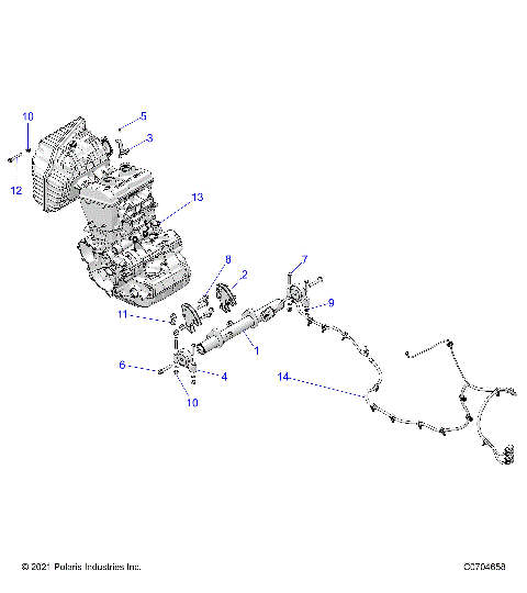 ENGINE, MOUNTING & LONG BLOCK - Z25NEF99A4/B4/A5/B5 (C0704658)