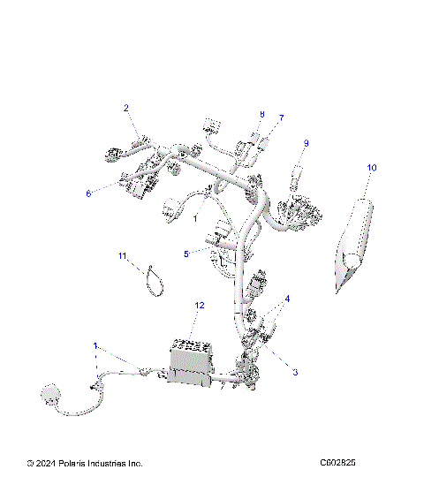 ELECTRICAL, WIRE HARNESS, MAIN - S26TGG9BS/9BEL (C602825)