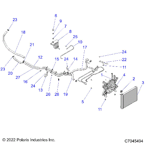 ENGINE, COOLING SYSTEM - Z25A5E87A5 (C7045494)