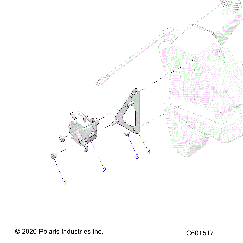 FUEL SYSTEM, FUEL PUMP MOUNTING - S23CEU5TSL (C601517)