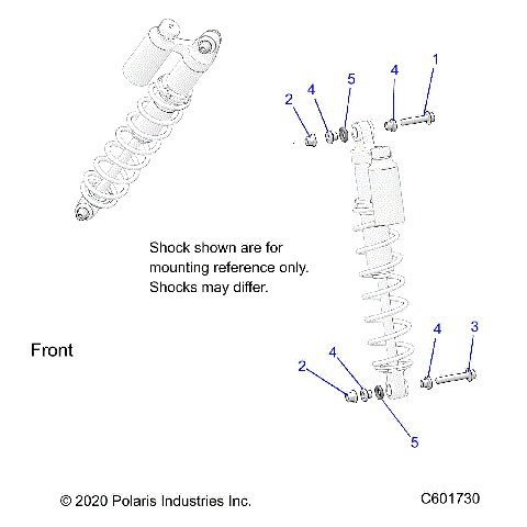 SUSPENSION, IFS SHOCKS MNTG. - S24TKL8RS (C601730)